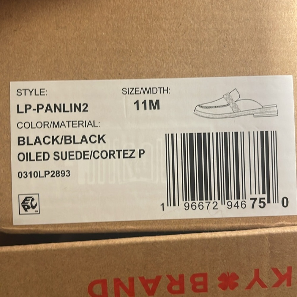 LUCKY 🍀 BRAND - BLACK SLIP LOFER S:11 - Picture 5 of 6